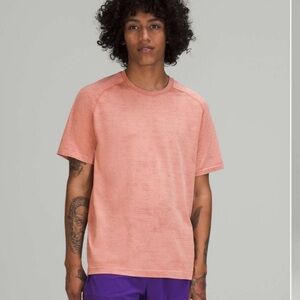 Lululemon Metal Vent Tech Short Sleeve 2.0 Men’s Grid Mulled Wine Activewear Top